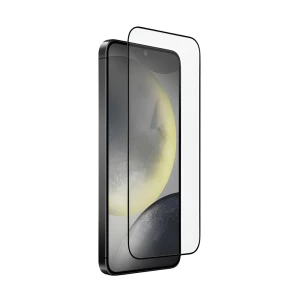 Uniq glass screen protector optix vivid clear for samsung s24fe, black Thumbnail 1