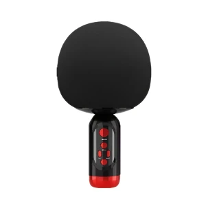 Беспроводной караоке микрофон woo k2, 5w, черный
