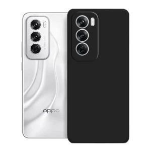 Woo case silicone neo soft oppo reno 12, black Thumbnail 2
