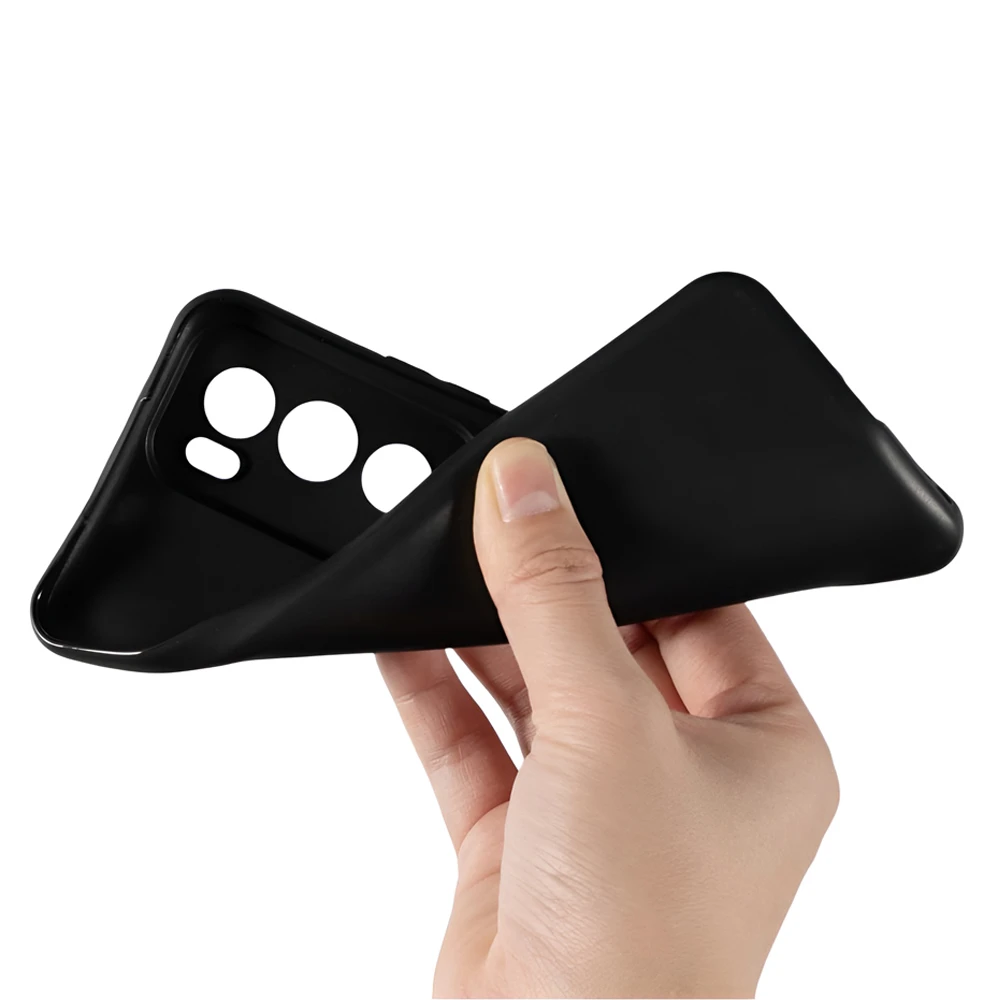 Woo case silicone neo soft oppo reno 12, black 3