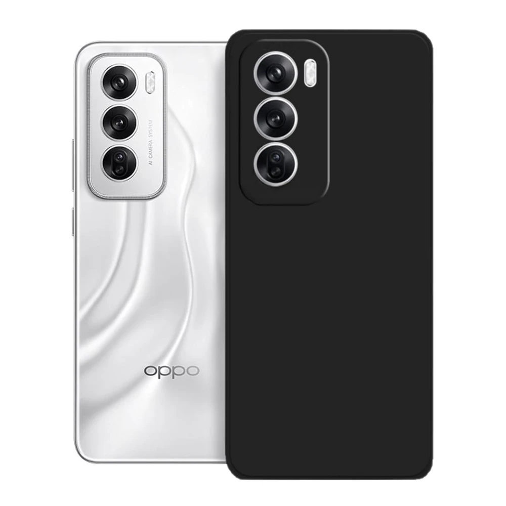 Woo case silicone neo soft oppo reno 12, black 2