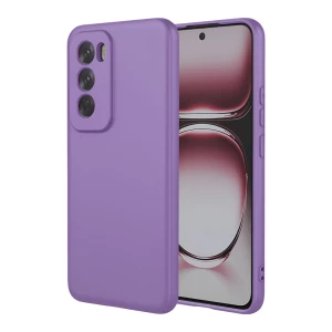 Woo case silicone neo soft для oppo reno 12, фиолетовый