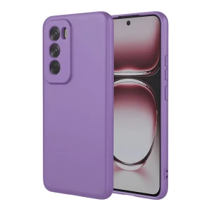 Woo case silicone neo soft oppo reno 12 pro, purple