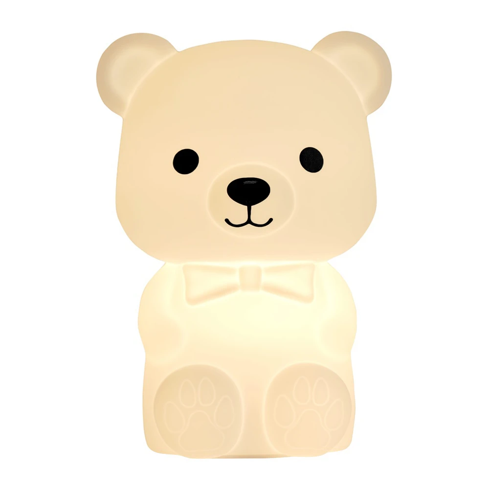 Cute series bear silicone night light, white (damaged box) 2
