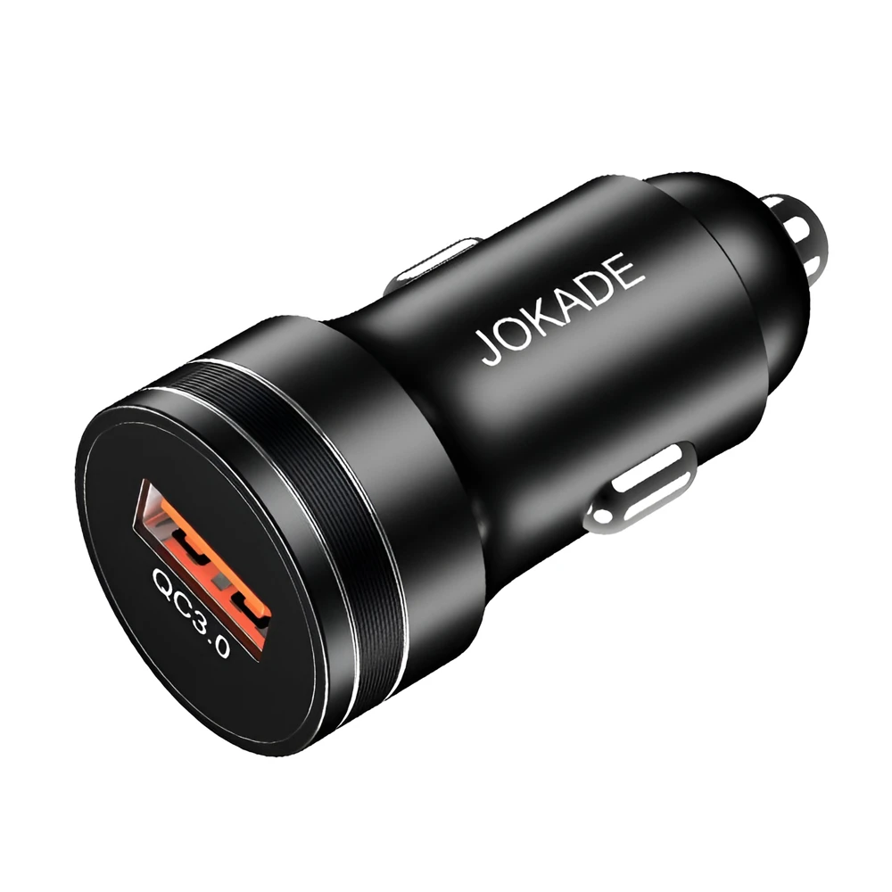 Автомобильное зарядное устройство jokade 1*usb-a 18w jh039, черное 2