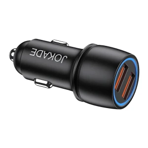Автомобильное зарядное устройство jokade 2*usb-a qc3.0 jh001, черное Thumbnail 2