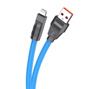 Кабель jokade usb-a to lightning 5a 1m ja026, синий