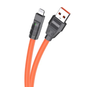 Jokade кабель usb-a to lightning 5a 1m ja026, оранжевый