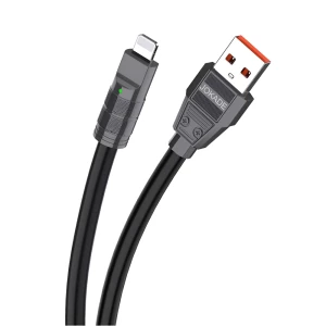Jokade cable usb-a to lightning 5a 1m ja026, black