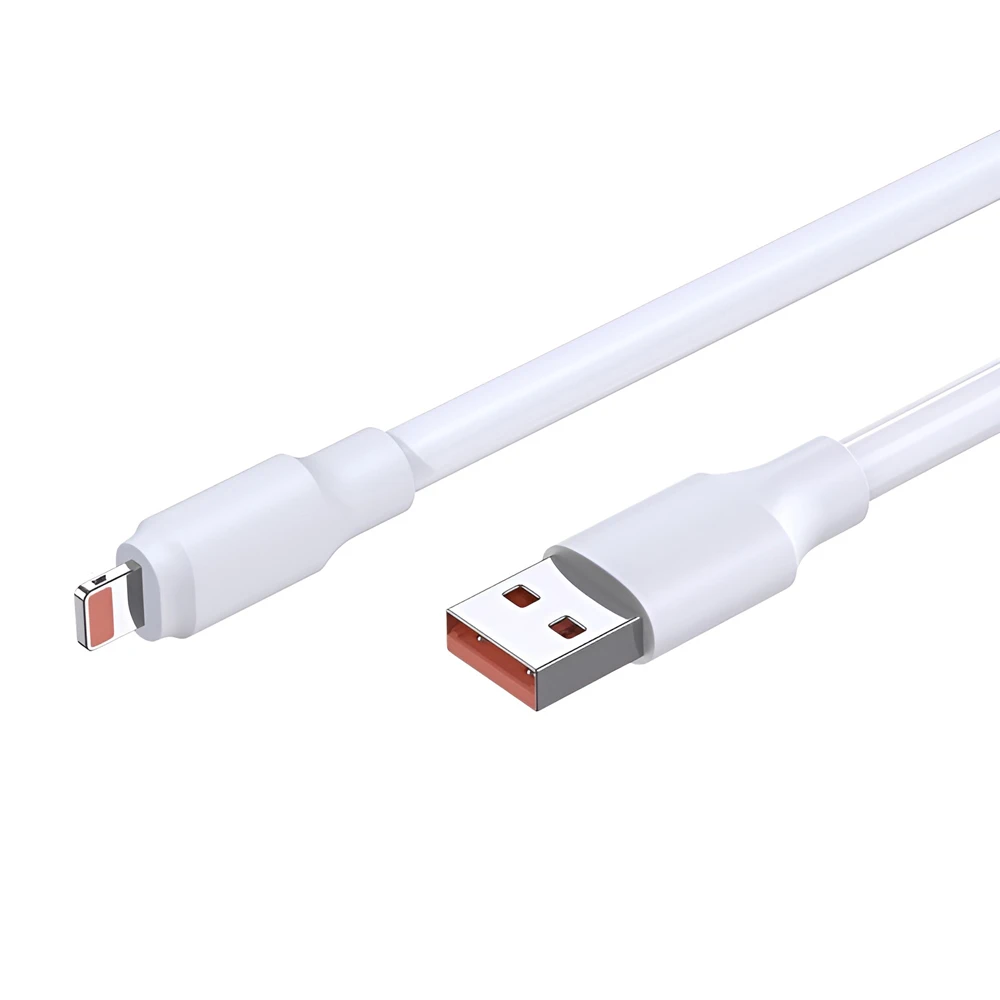 Jokade кабель usb-a to lightning 120w 1m ja018, белый 3