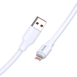 Jokade кабель usb-a to lightning 120w 1m ja018, белый