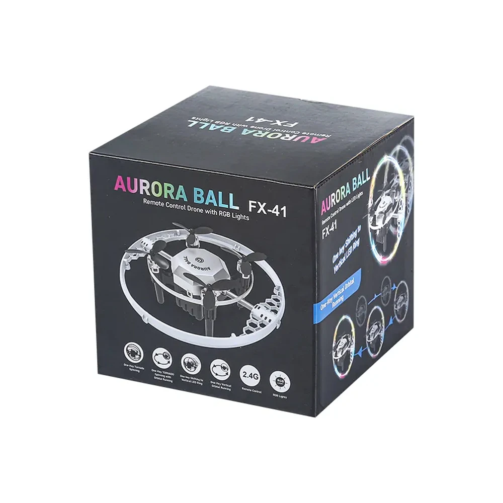Plastic drone toys rolling ball sjy-41bk, black 4