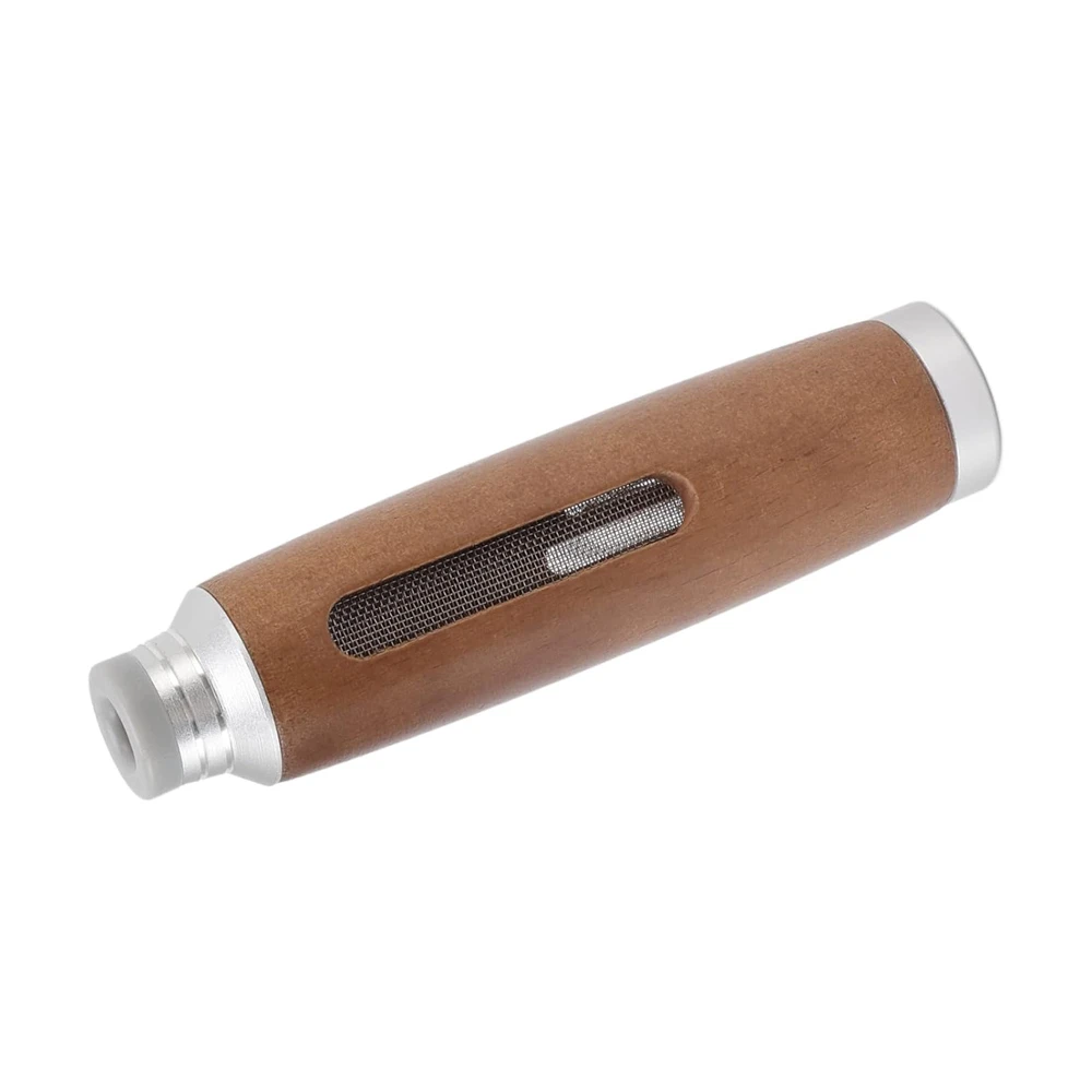 Small car ashtray, portable aluminum alloy, brown 2