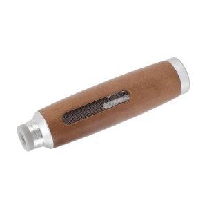 Small car ashtray, portable aluminum alloy, brown Thumbnail 2