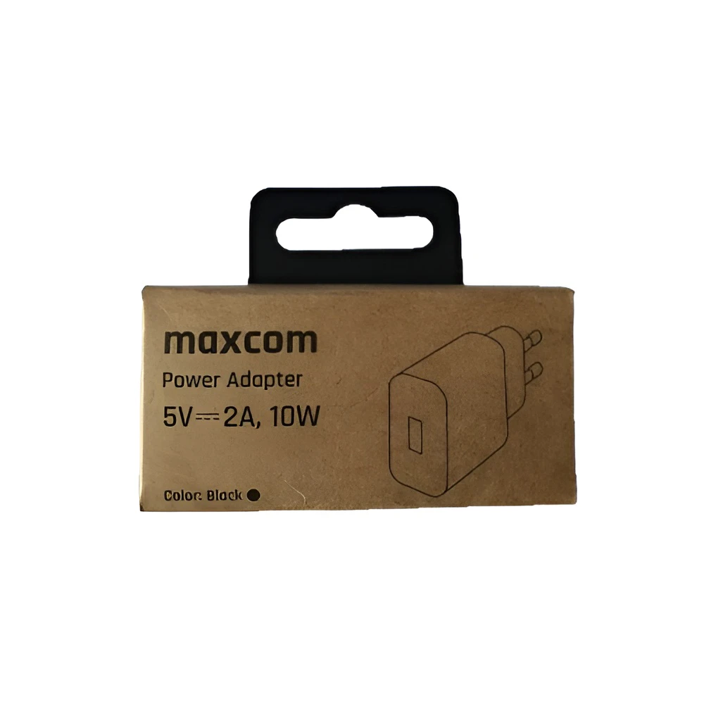 Maxcom wall charger usb 5v-2a , 10w black 3