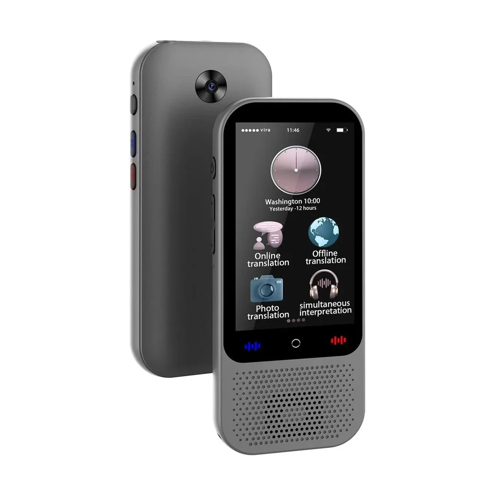 Устройство для перевода в реальном времени ai translation device s80 pro, 138 языков/19 офлайн, 3", 1/8 гб, черный 4