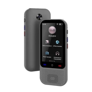 AI Translation Device Real Time S80 Pro 138 Languages/19 offline, 3", 1/8 GB, Black