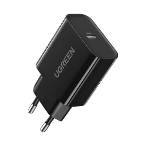 UGREEN Wall Charger Type-C PD3.0 20W EU CD137, Black