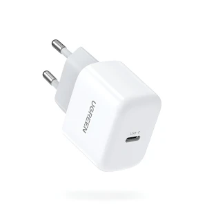 Ugreen мини-зарядное устройство wall charger type-c pd3.0 20w eu cd241, белое Thumbnail 2