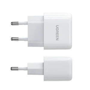 Ugreen мини-зарядное устройство wall charger type-c pd3.0 20w eu cd241, белое Thumbnail 3