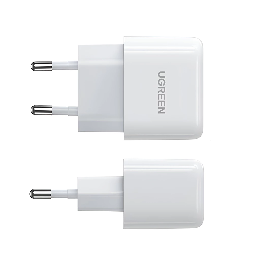 Ugreen мини-зарядное устройство wall charger type-c pd3.0 20w eu cd241, белое 3