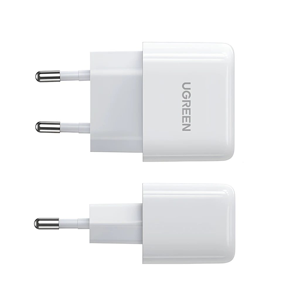 Ugreen мини-зарядное устройство wall charger type-c pd3.0 20w eu cd241, белое 3