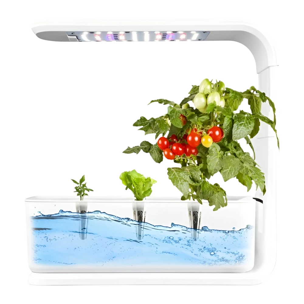 Green grow hydroponics growing system 3 pods, white 3