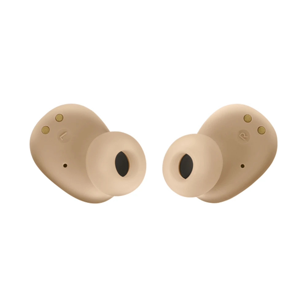 Беспроводные наушники jbl earphones tws wave buds, бежевые 3