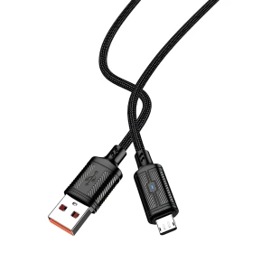 Jokade cable usb to micro-usb 3a 1.2m intelligent power-off ja049, black Thumbnail 3
