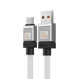 Baseus cable coolplay series usb-a to type-c 5a 100w 2m, white Thumbnail 2