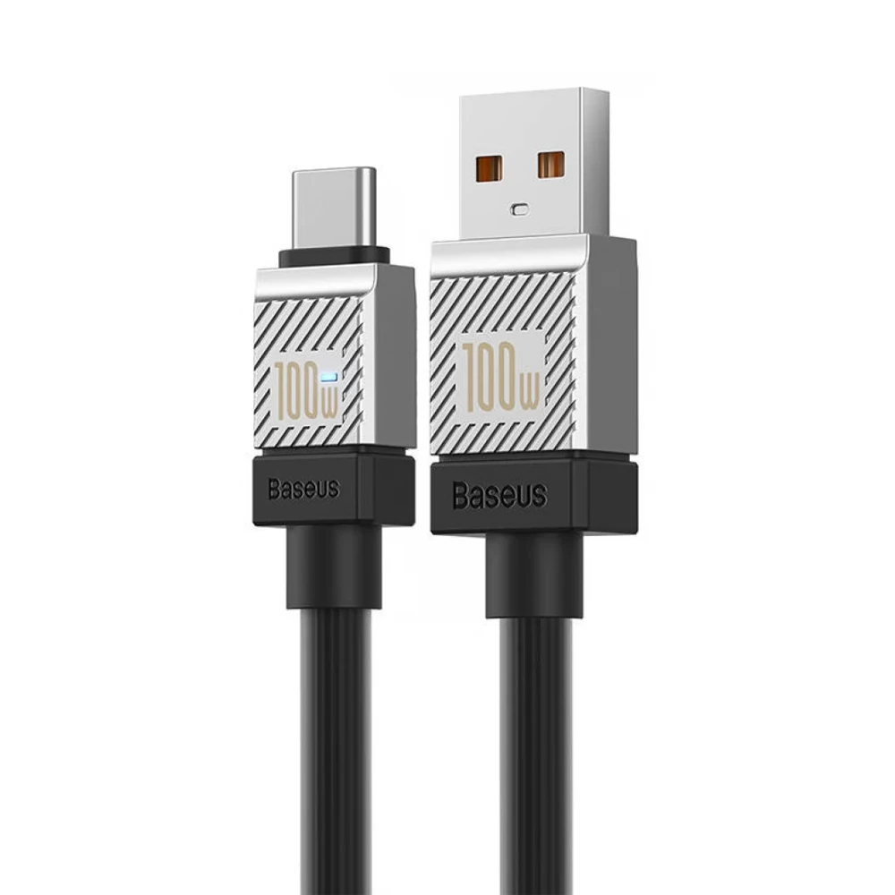 Baseus cable coolplay series usb-a на type-c 5a 100w 2м, черный 2