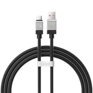 Baseus cable coolplay series usb-a на type-c 5a 100w 2м, черный