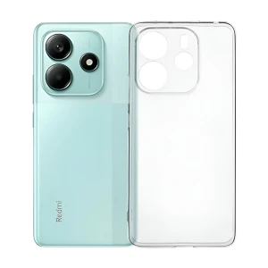 Чехол woo tpu soft для xiaomi redmi note 14 5g, прозрачный