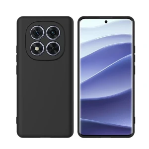 Woo case liquid silicone для xiaomi redmi note 14 pro plus 5g, черный