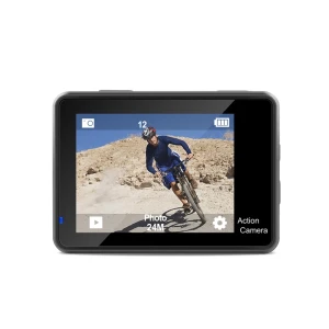 Экшн-камера ausek wifi с двойным цветным экраном, 16mp, 4k/30fps, 900mah, черная Thumbnail 4