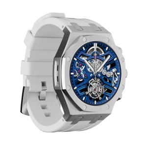 Charome smart watch hd call t12 amoled, silver Thumbnail 3