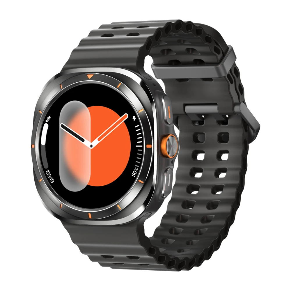 Charome smart watch hd call t14 amoled, black 3
