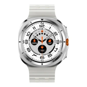 Charome smart watch hd call t14 amoled, silver Thumbnail 2