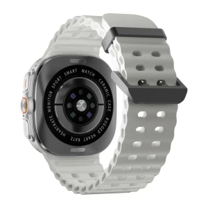 Charome smart watch hd call t14 amoled, silver Thumbnail 4