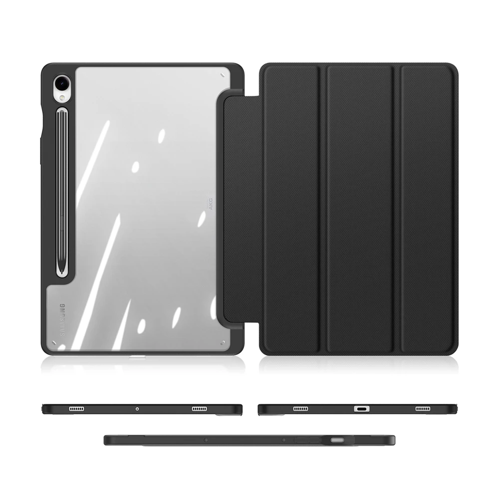 Dux ducis чехол для планшета samsung tab s9 / s9fe toby, черный 3
