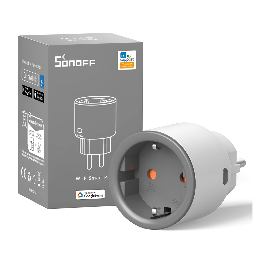 Sonoff wi-fi iplug smart plug s60 16a 4