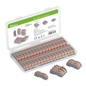 Sonoff wire splicing connectors 32a 34pcs in set (d1-1) Thumbnail 2