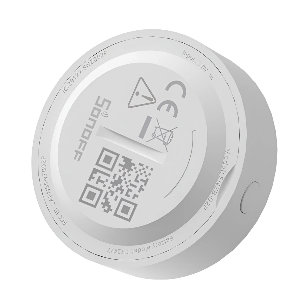 Датчик температуры и влажности sonoff zigbee (snzb-02p) 3