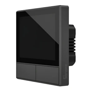 Sonoff wi-fi двухканальный умный настенный выключатель nspanel (нейтральный провод), черный