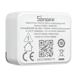 Sonoff zigbee smart switch zbminir2 extreme (neutral wire required) Thumbnail 4