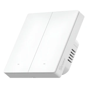 Sonoff matter wi-fi smart wall switch switchman m5 2-gang (neutral wire), white Thumbnail 2