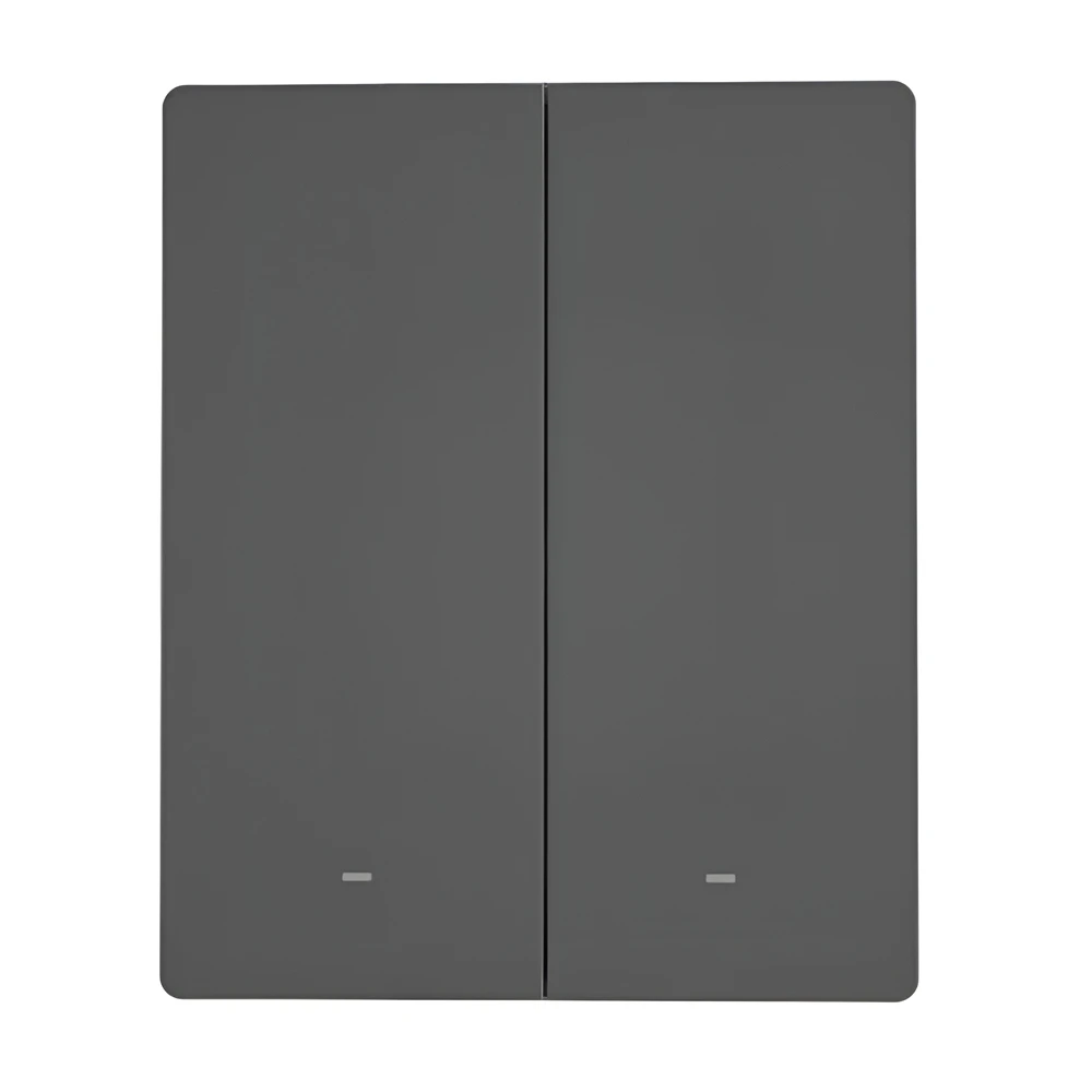 Sonoff wi-fi smart wall switch switchman m5 2-gang (neutral wire), dim gray 2