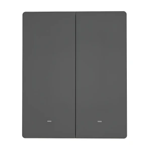 Sonoff wi-fi smart wall switch switchman m5 2-gang (neutral wire), dim gray Thumbnail 2