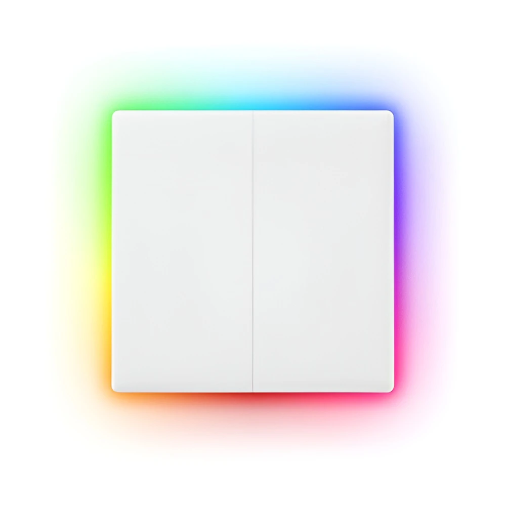 Sonoff wi-fi smart touch wall switch tx ultimate 2-gang (neutral wire), white 2
