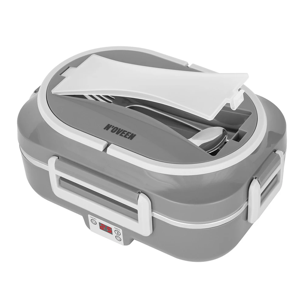 Noveen lunch box lb640  12/24/220-240 volt,24x18,5x11 cm,inox interior,power 60 w dark grey 3